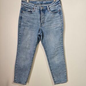 EUC OLD NAVY HIGH RISE O.G STRAIGH EXTRA STRETCH JEANS 10 SHORT